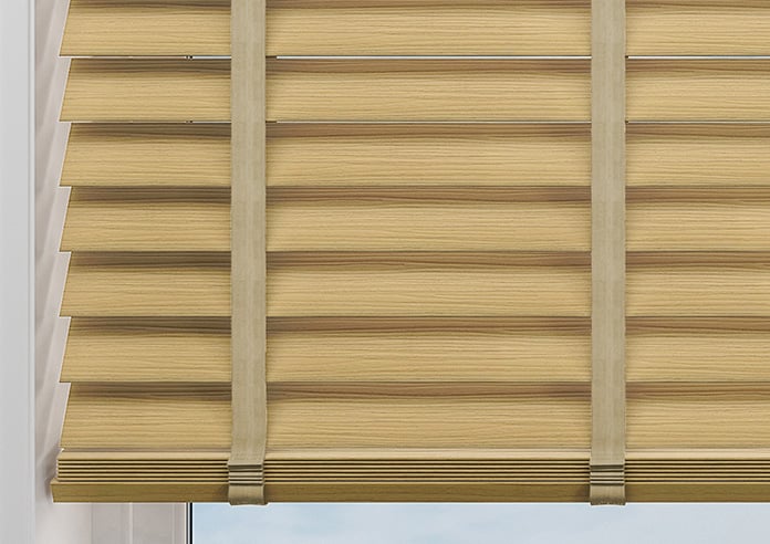 Ecowood Deluxe, Golden Oak Fine Grain - Motorised Venetian Blind - Image 9